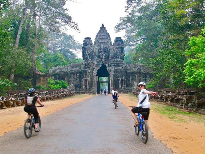 Cycling Through Angkor
